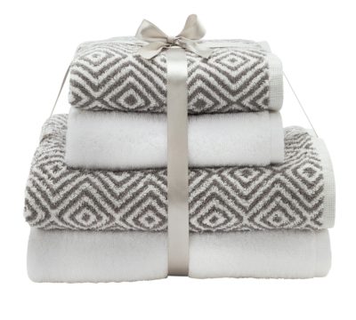 HOME - Aztec Contrast 4 Piece - Towel Bale